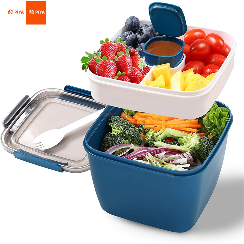 Food Storage Drawer Organizer - Przenośny pojemnik na lunch na sałatkę