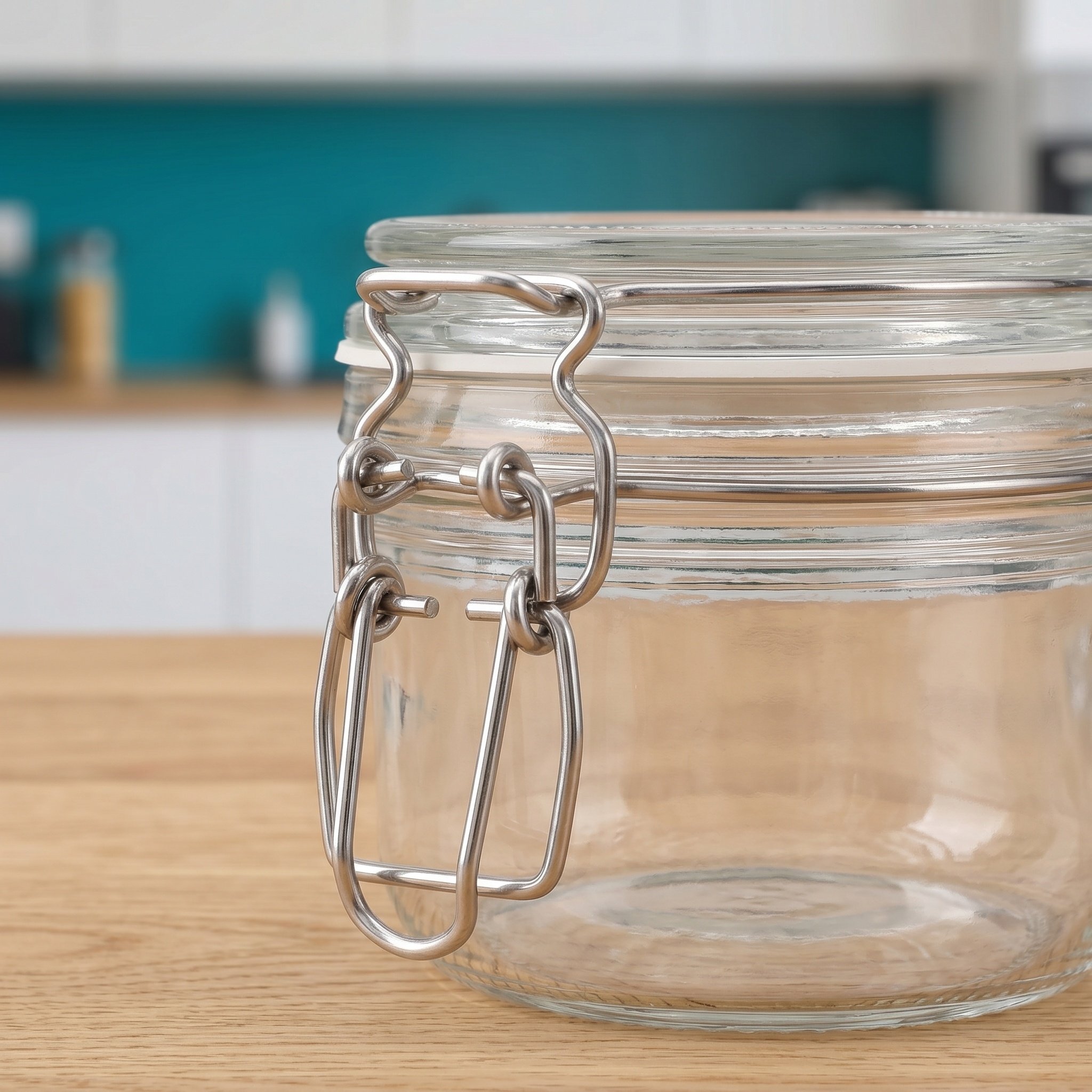 Mason Jar Wide Mouth - 3 sztuki eleganckich zacisków zamykających do