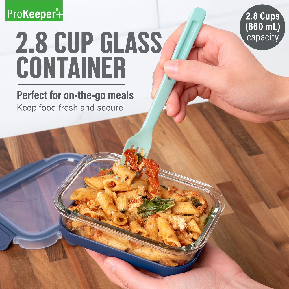 Glass Meal Prep Container - Szklany pojemnik na żywność o pojemności