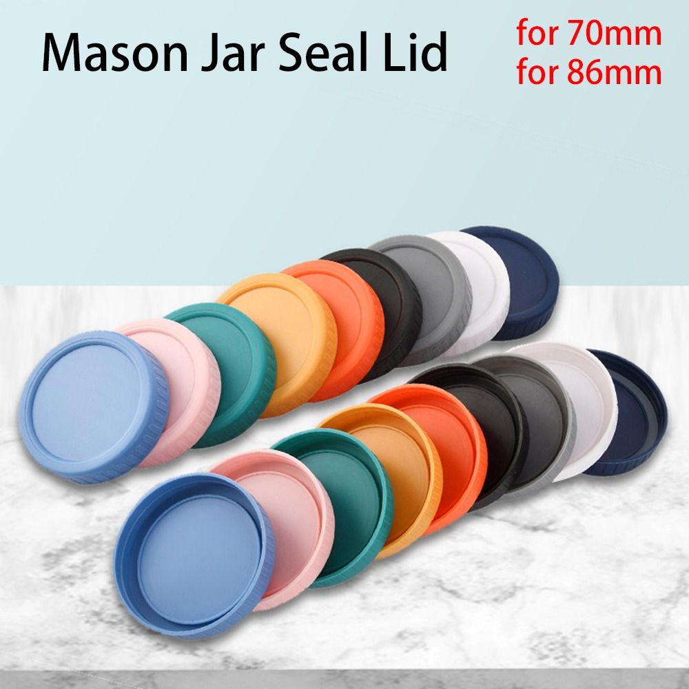 Mason Jar Wide Mouth - 6 sztuk 70mm 86mm Pokrywki do