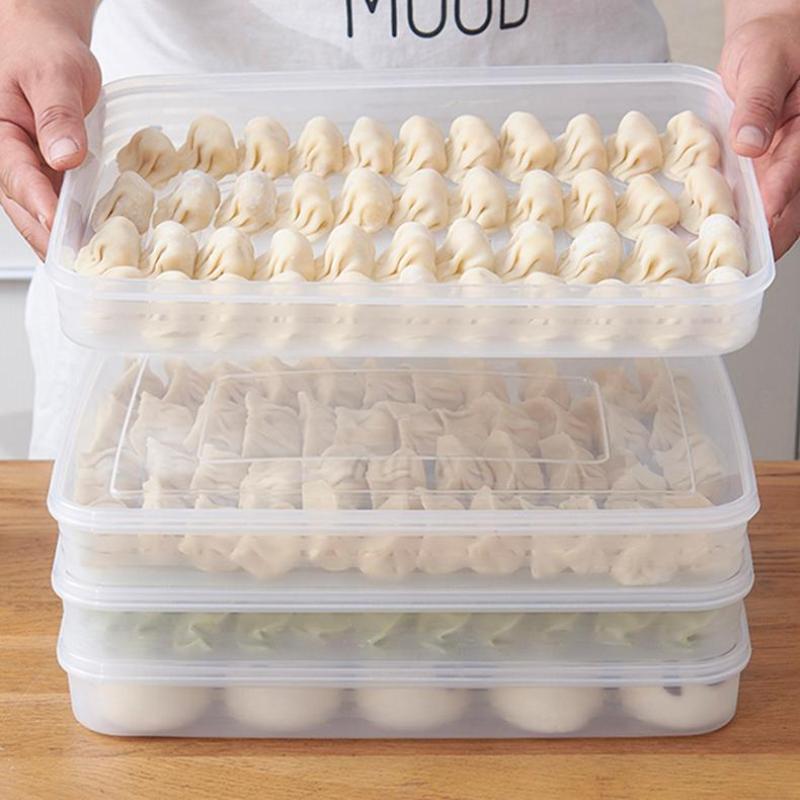 Food Storage Box Plastic - Przezroczysty pojemnik do przechowywania w kuchni,
