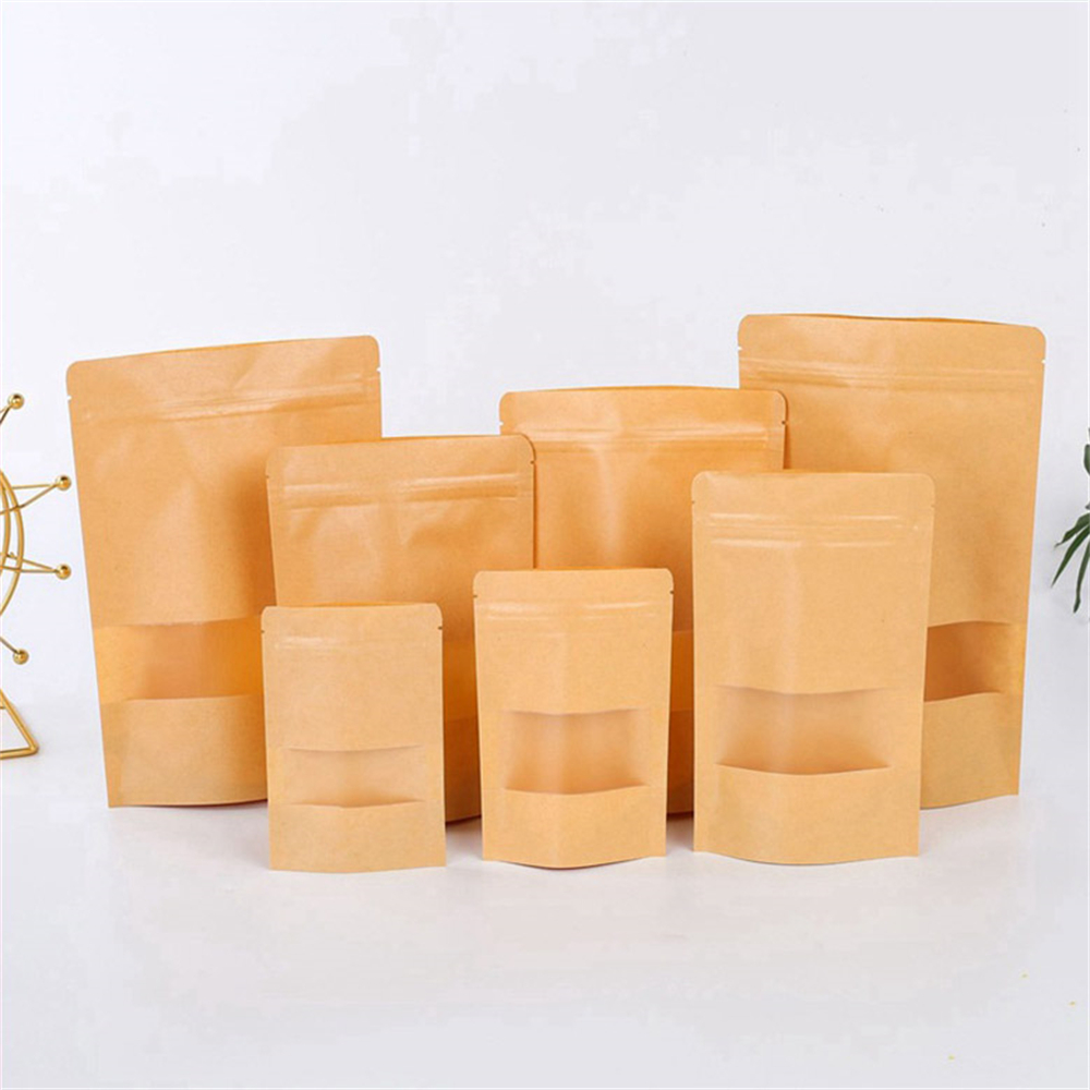 Food Storage Year Supply - 10szt Zip Lock Kraft Paper Bag
