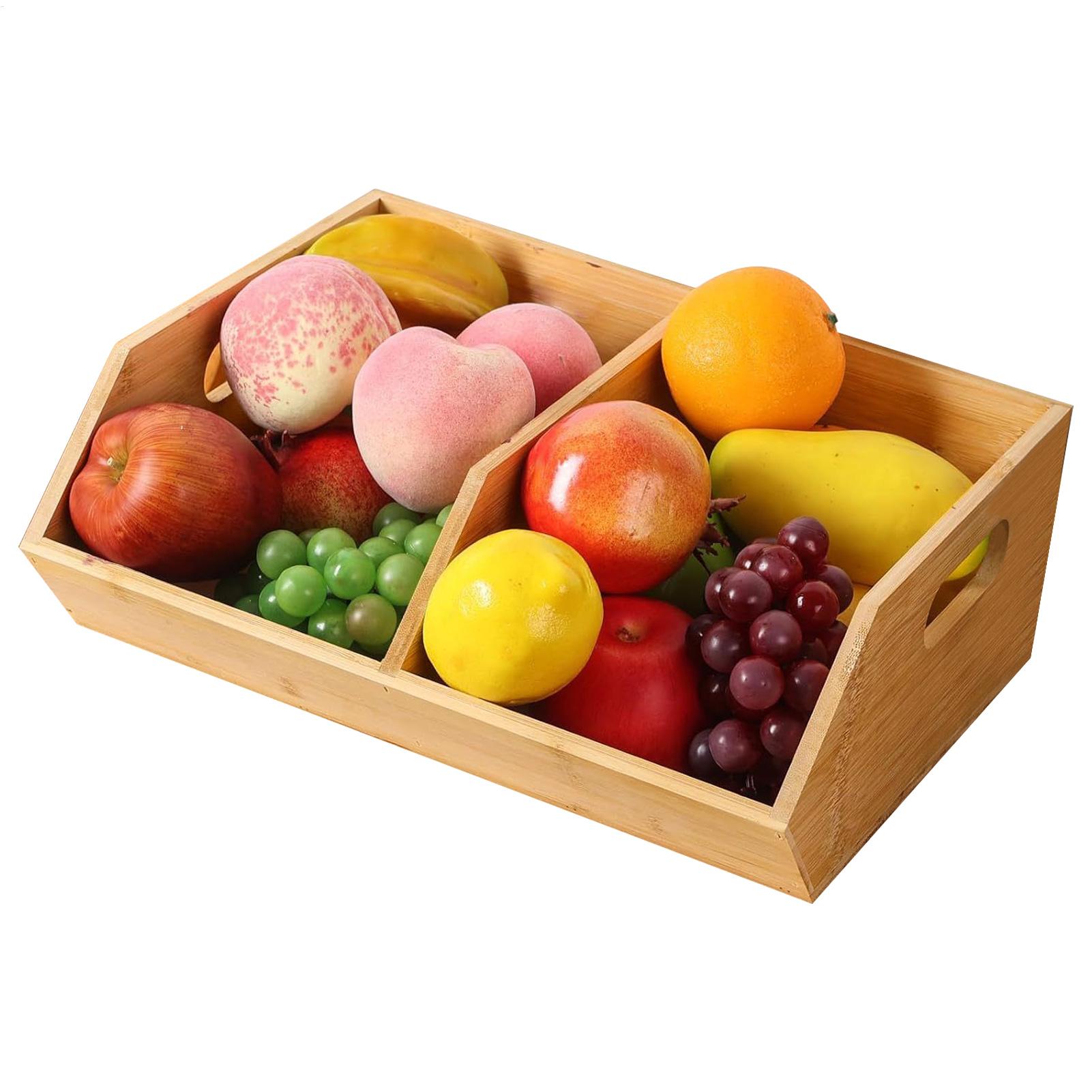 Stackable Pantry Bin - Pojemniki do przechowywania w spiżarni, drewniane
