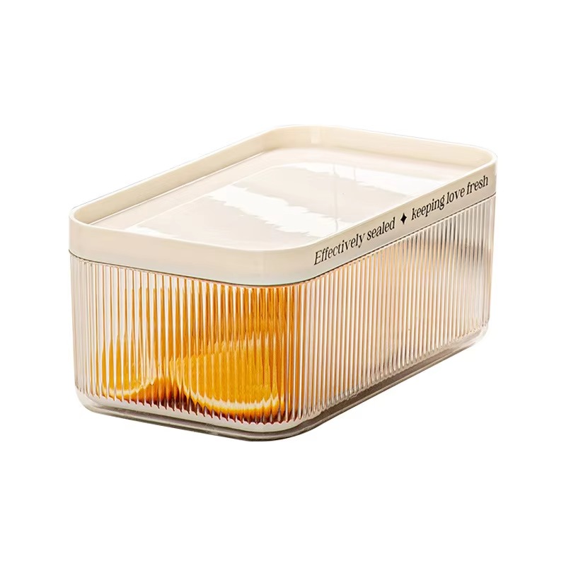 Storage Food Tray - Pojemniki plastikowe PET do lodówki, prostokątne,