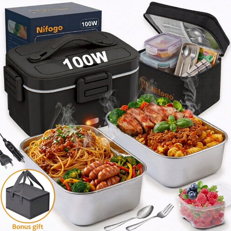 Food Storage Warmer - Elektryczny podgrzewany pojemnik na lunch o