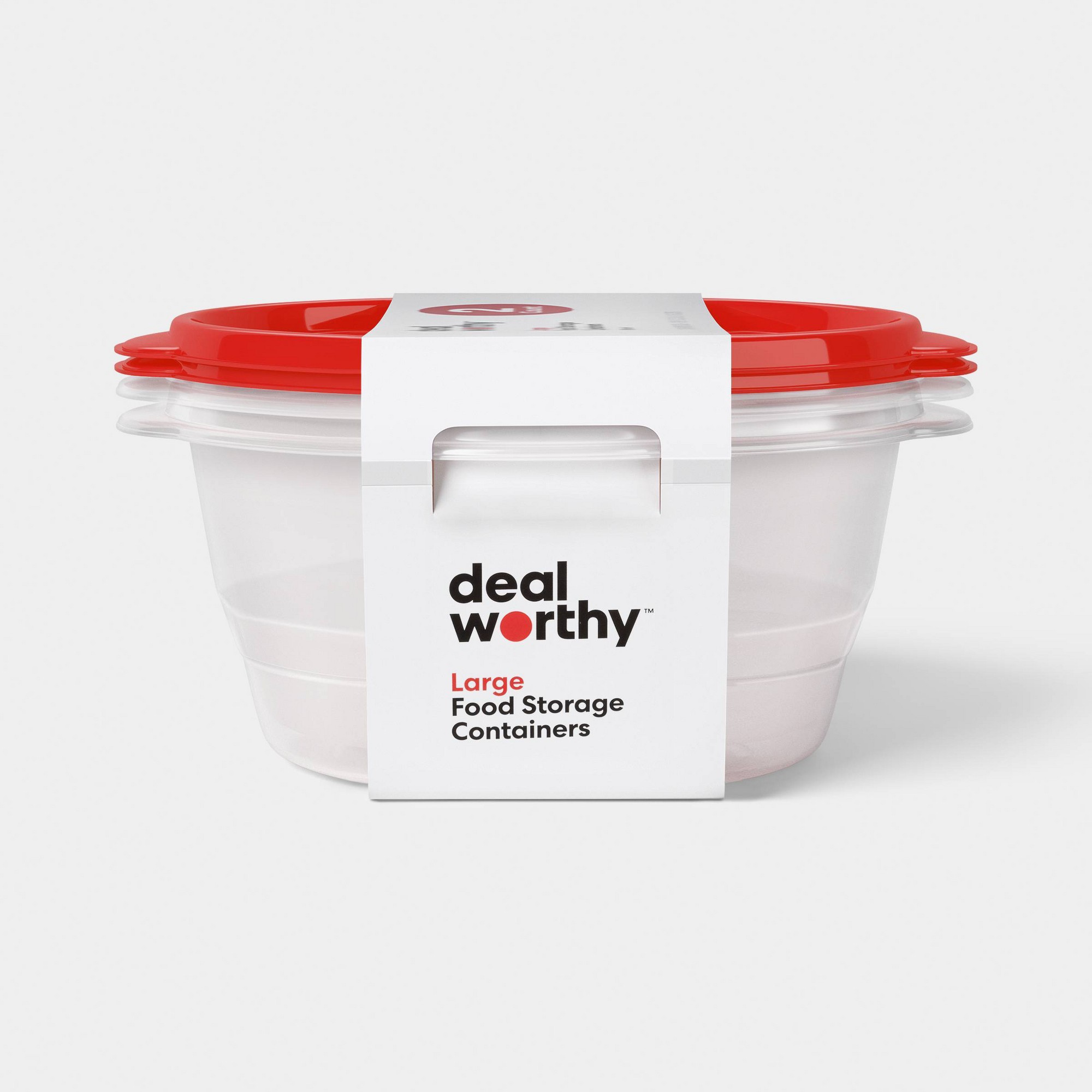Food Storage Organization - Duże okrągłe pojemniki do przechowywania żywności