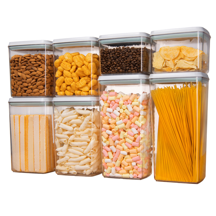 Food Storage Organization - Zestaw hermetycznych pojemników do przechowywania żywności,