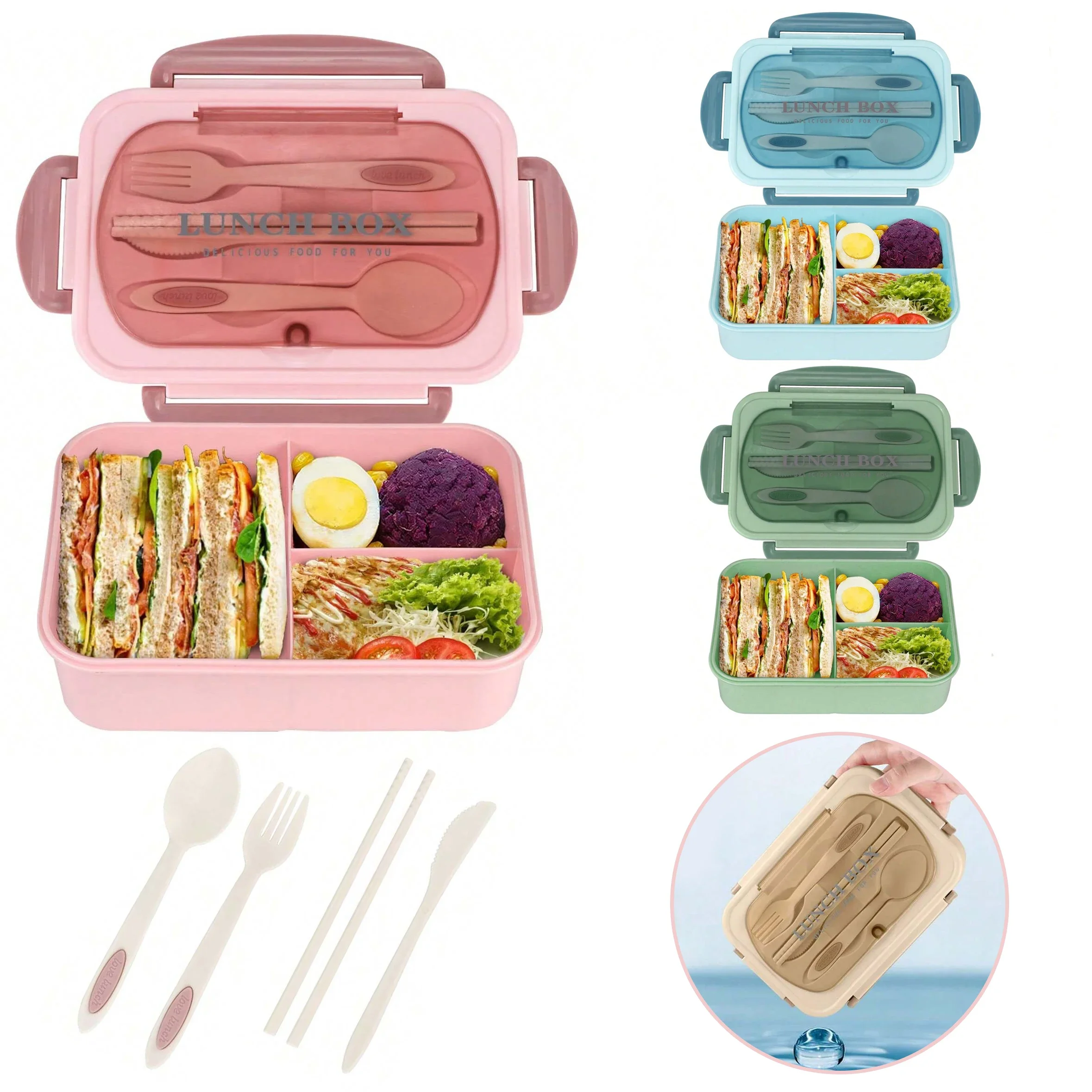 Food Storage Drawer Organizer - Bento Box Pudełko na lunch dla