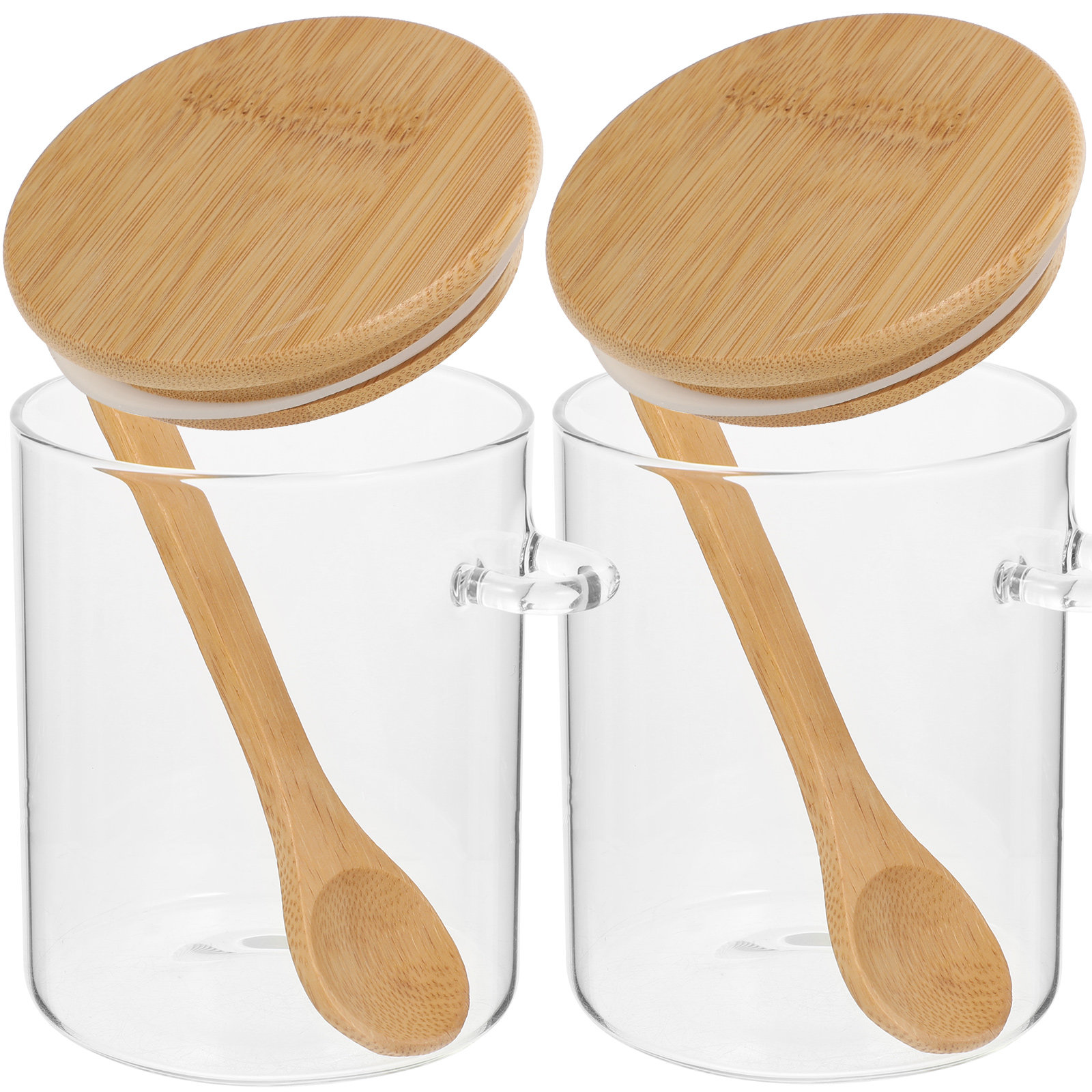 Food Storage And Container - 2 szt. Przezroczyste pojemniki na mąkę