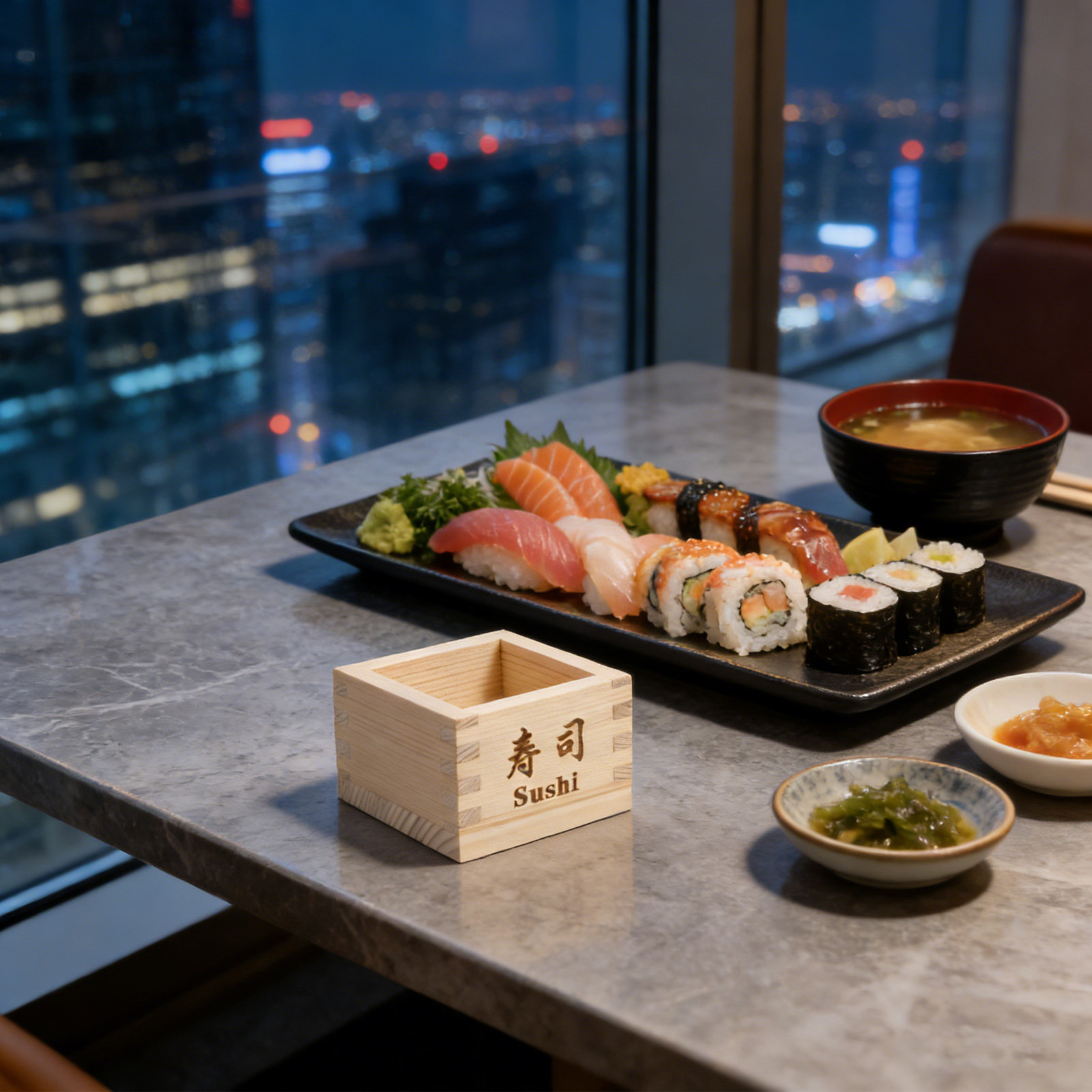 Storage Food Tray - Japoński kielich do sake Masu, drewniane
