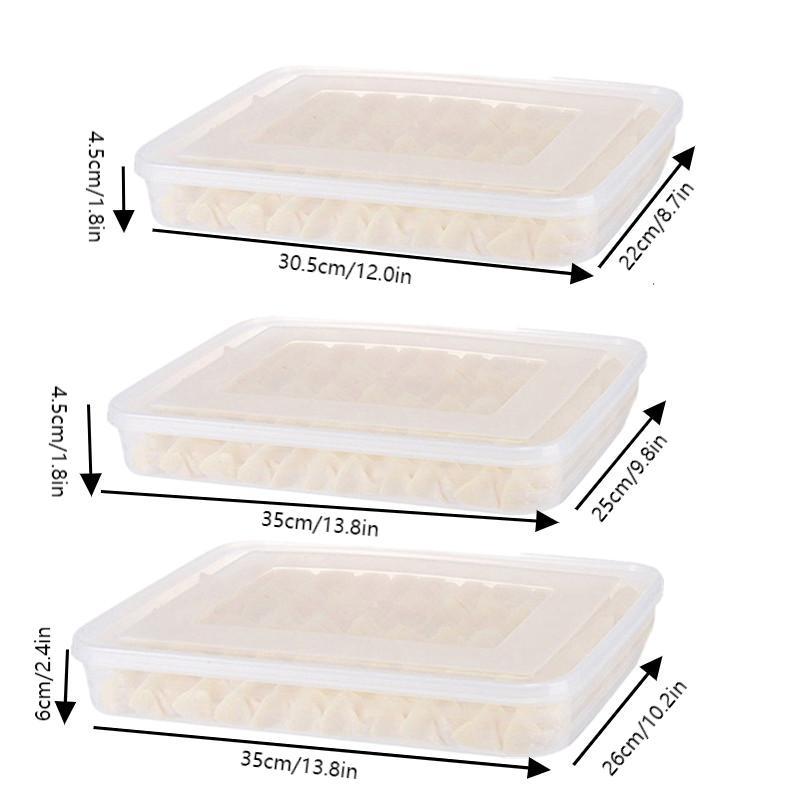 Storage Food Tray - Pojemniki na pierogi, owoce, warzywa, mięso,