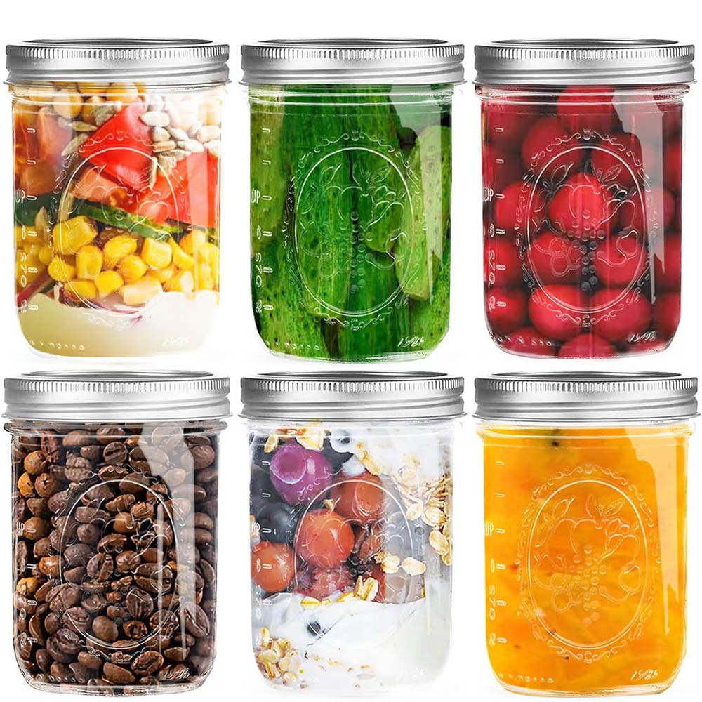 Mason Jar Wide Mouth - Słoiki Masona z szerokim otworem, 473