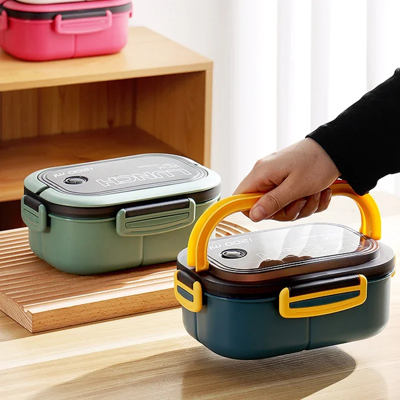 Food Storage Drawer Organizer - Gorący, pojedynczy, dwuwarstwowy pojemnik na lunch