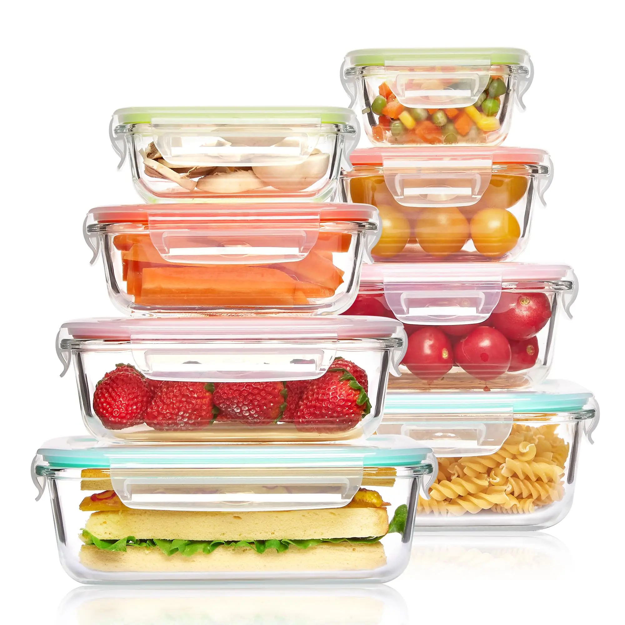 Glass Meal Prep Container - Szklane pudełko na lunch Pojemniki do