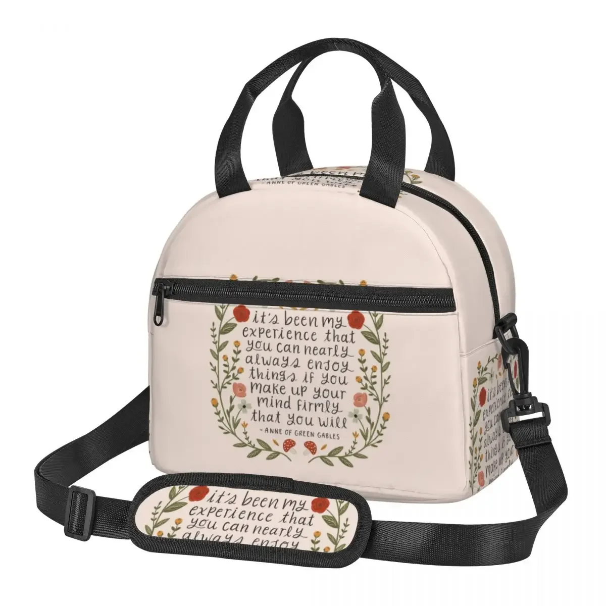 Food Storage Quotes - Torba termiczna na lunch z motywem