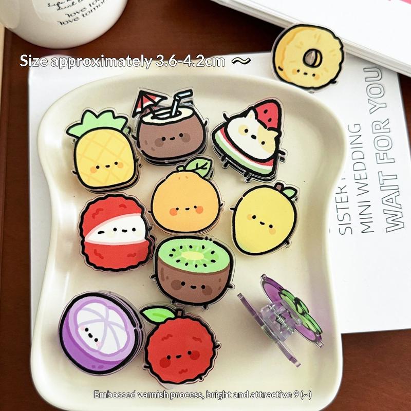 Food Storage Notes - Klipsy do zamykania z motywem owoców