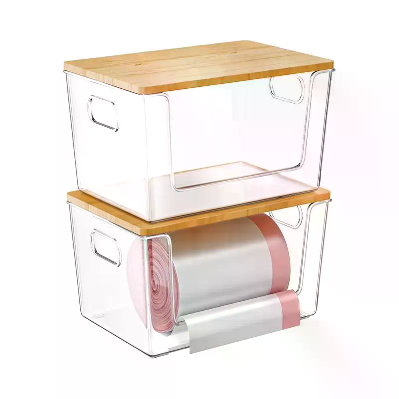 Organizery do spiżarni, składa – Stackable Pantry Bin recenzja i cena