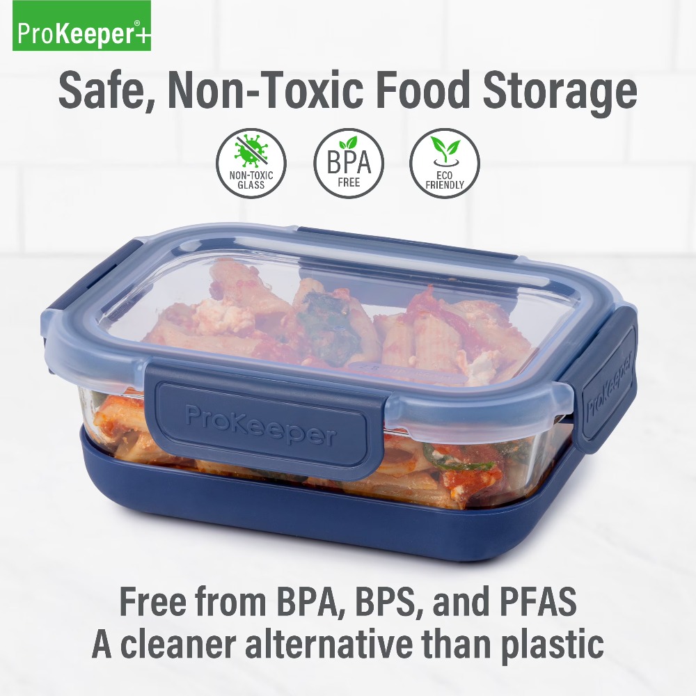Szklany pojemnik na żywność o  – Glass Meal Prep Container recenzja i cena