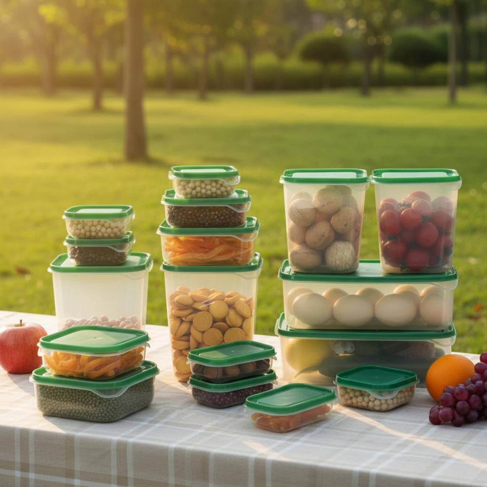 17-częściowy zestaw pojemników – Food Storage Box Plastic recenzja i cena