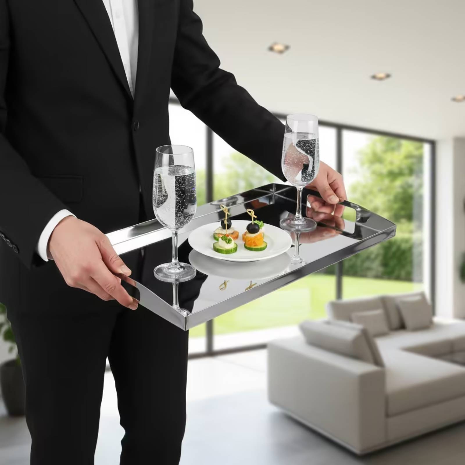 Taca ze stali nierdzewnej, tac – Storage Food Tray recenzja i cena
