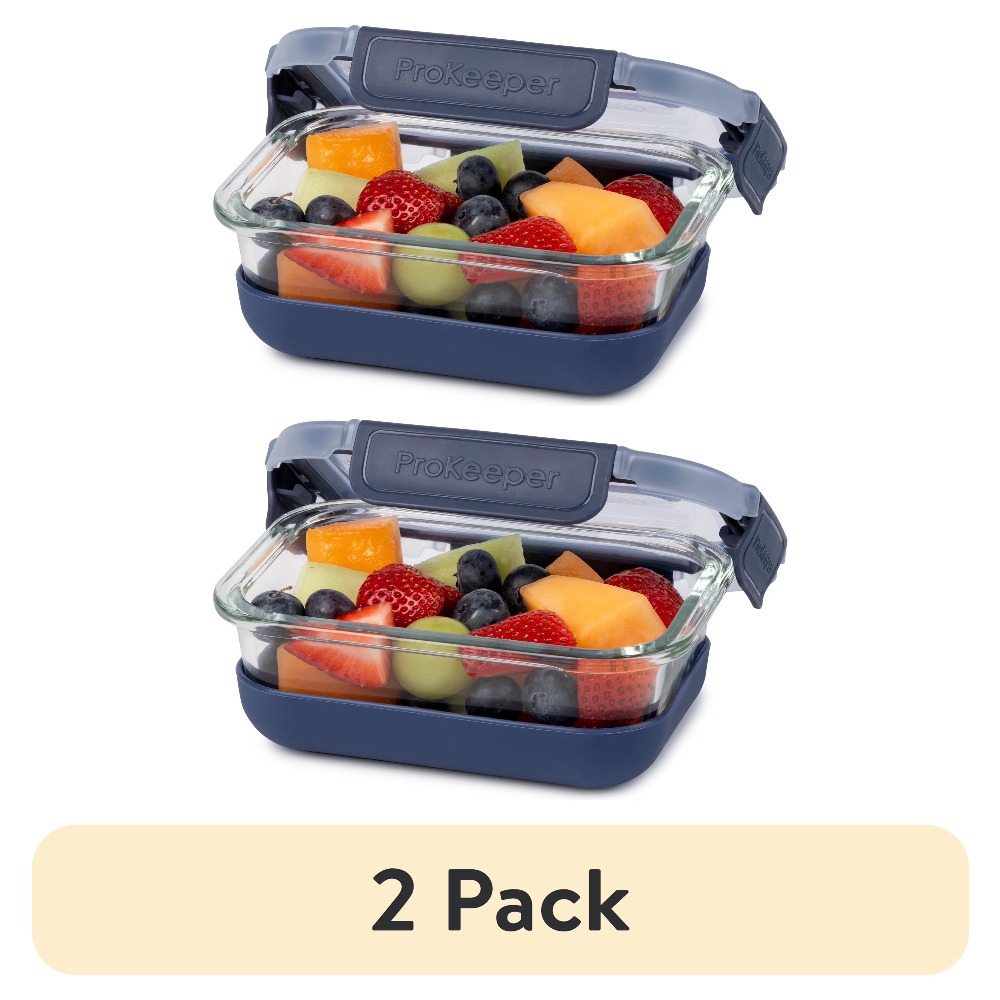 2 sztuki szklanych pojemników  – Glass Meal Prep Container recenzja i cena