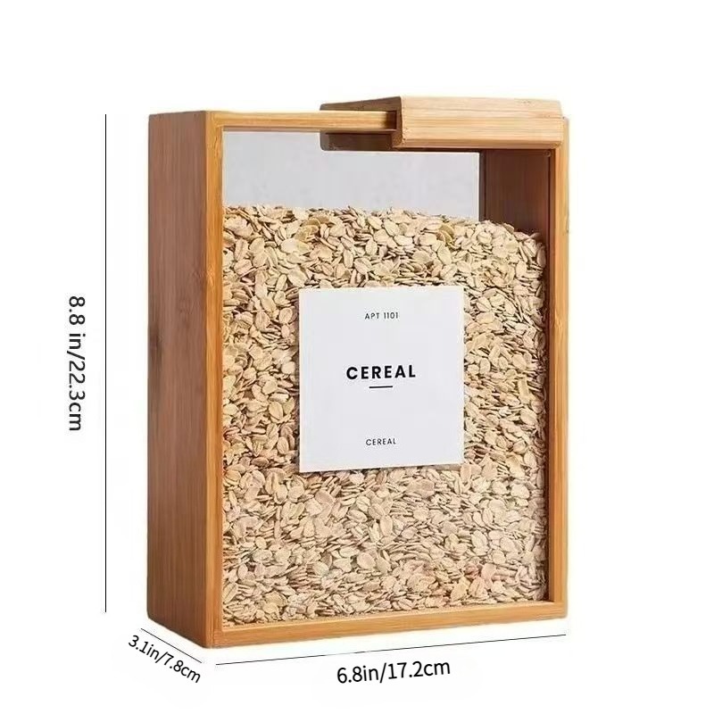 3 szt. Bambusowe pojemniki do  – Stackable Pantry Bin recenzja i cena