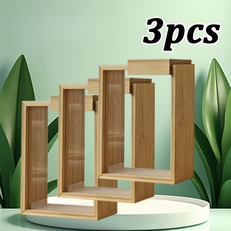 3 szt. Bambusowe pojemniki do  – Stackable Pantry Bin recenzja i cena