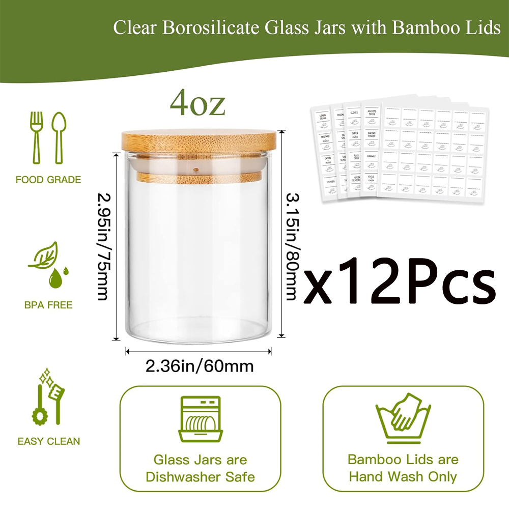 Szklane słoiki na przyprawy o  – Glass Meal Prep Container recenzja i cena