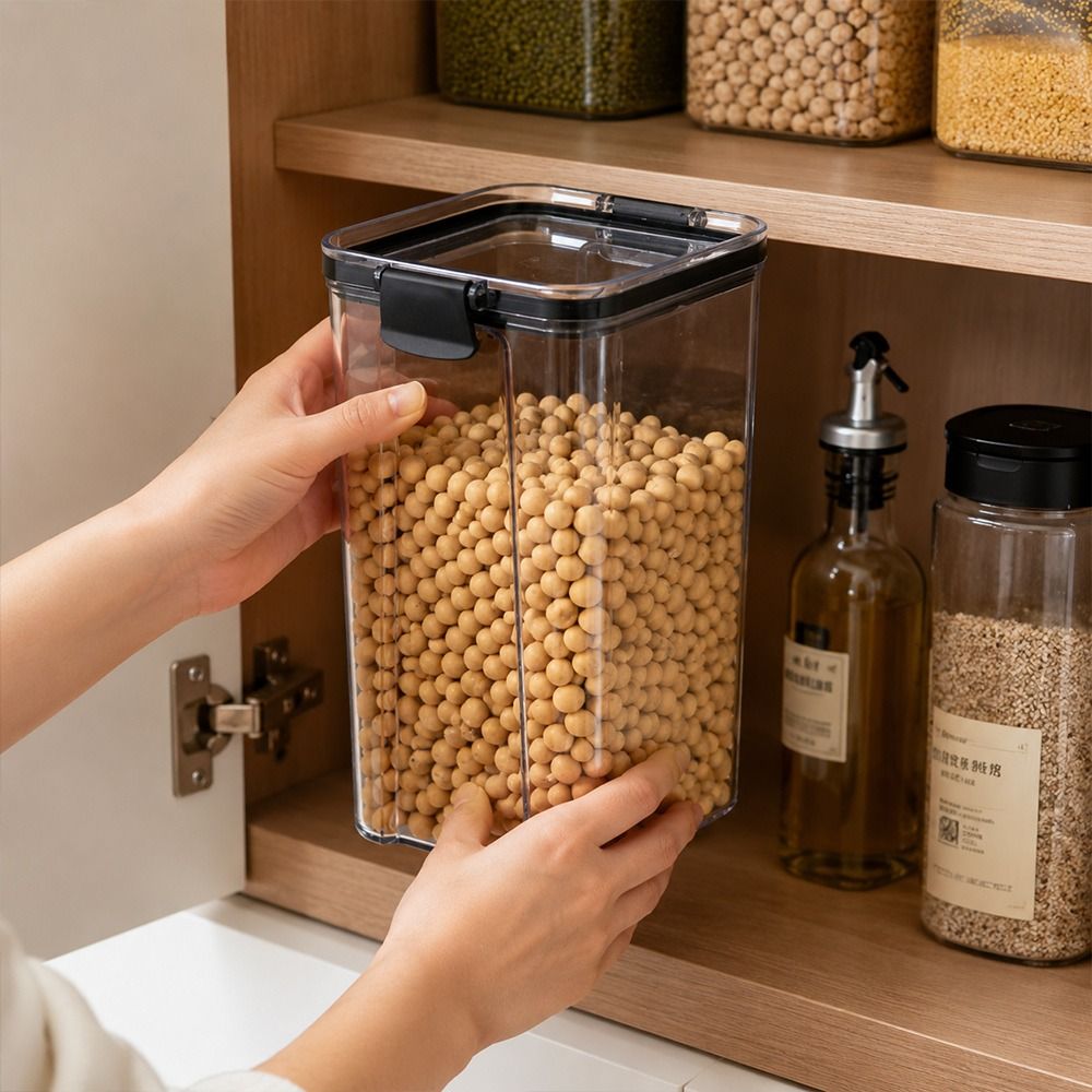 Przezroczyste pojemniki do prz – Stackable Pantry Bin recenzja i cena