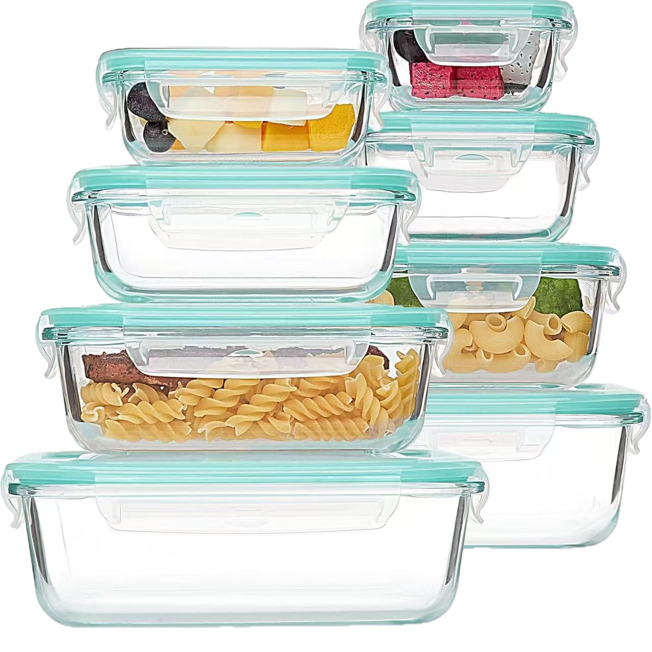 8-częściowy szklany zestaw obi – Glass Meal Prep Container recenzja i cena