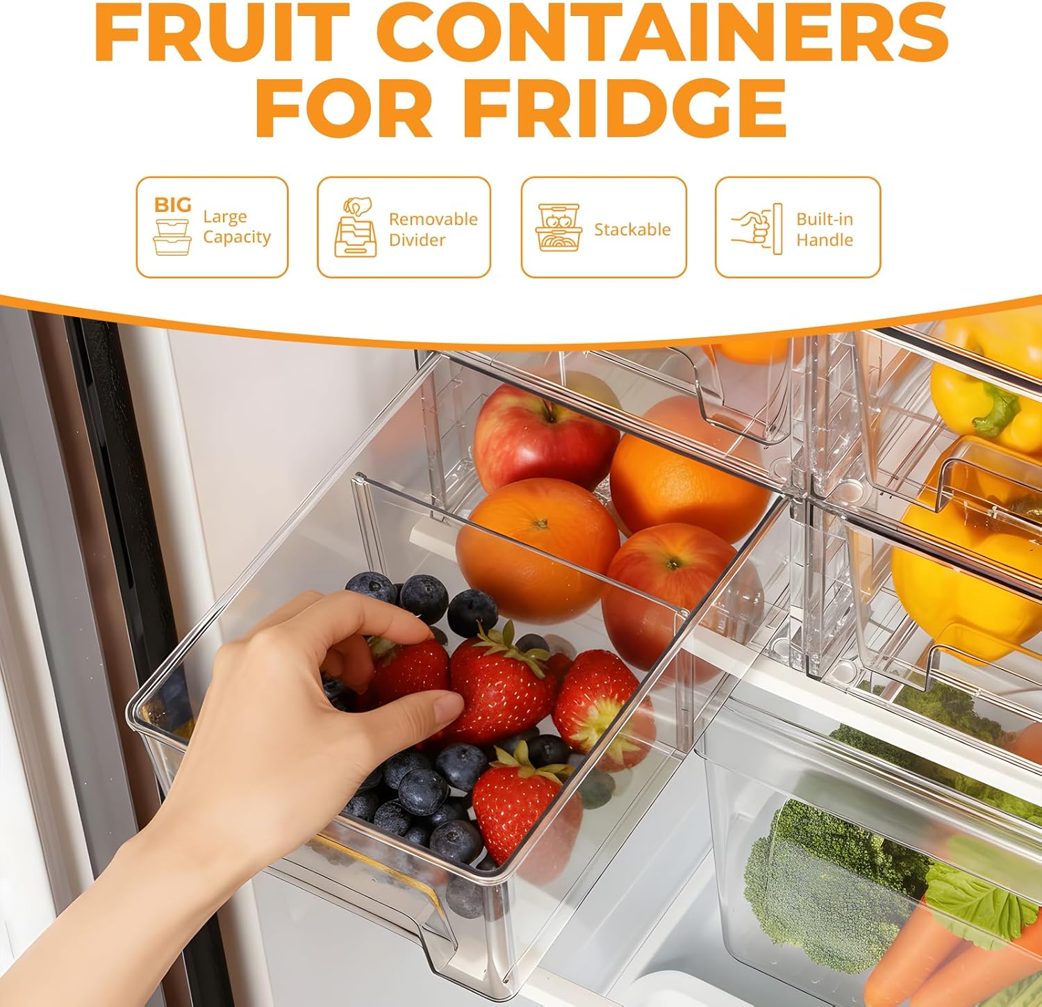 2-pak szuflad do przechowywani – Stackable Pantry Bin recenzja i cena