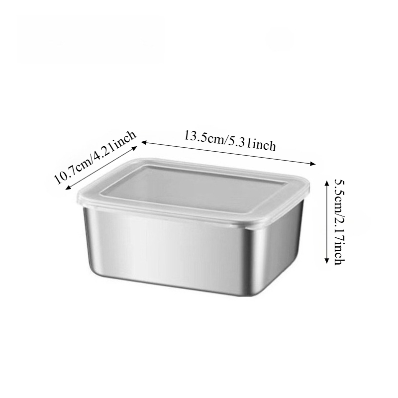 3/6 szt. Prostokątna pojemnik  – Storage Food Tray recenzja i cena