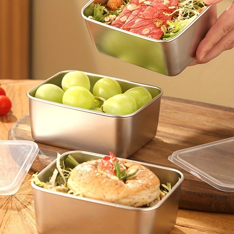 3/6 szt. Prostokątna pojemnik  – Storage Food Tray recenzja i cena