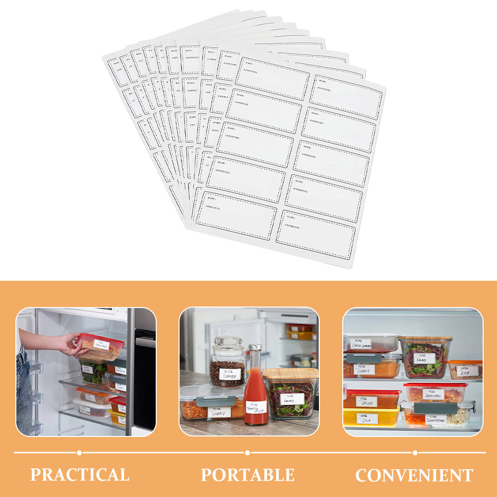 10 arkuszy wodoodpornych, odpo – Food Storage Notes recenzja i cena
