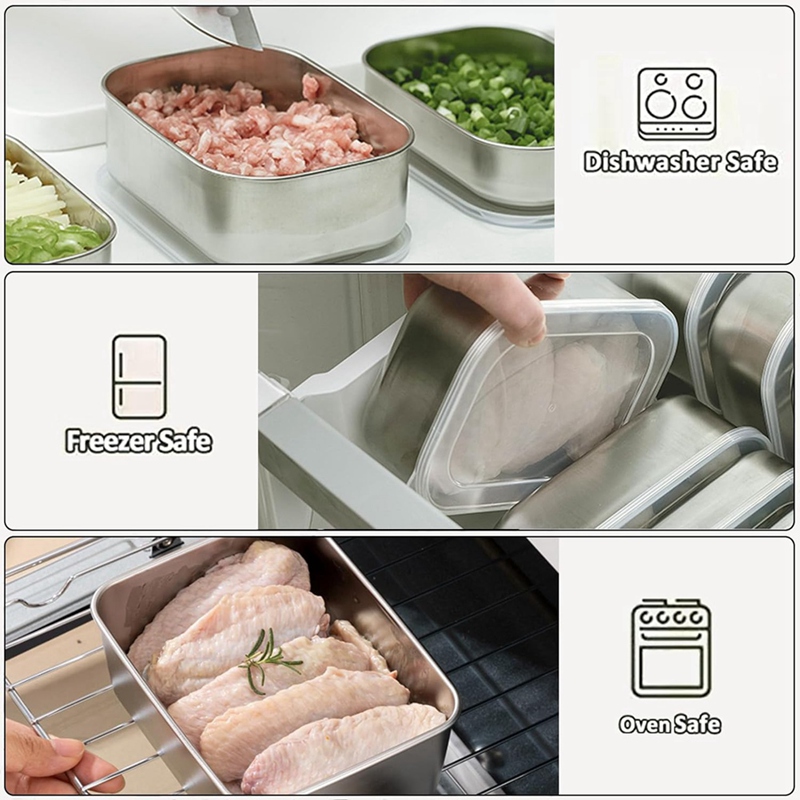 Pojemniki ze stali nierdzewnej – Food Storage Usa recenzja i cena