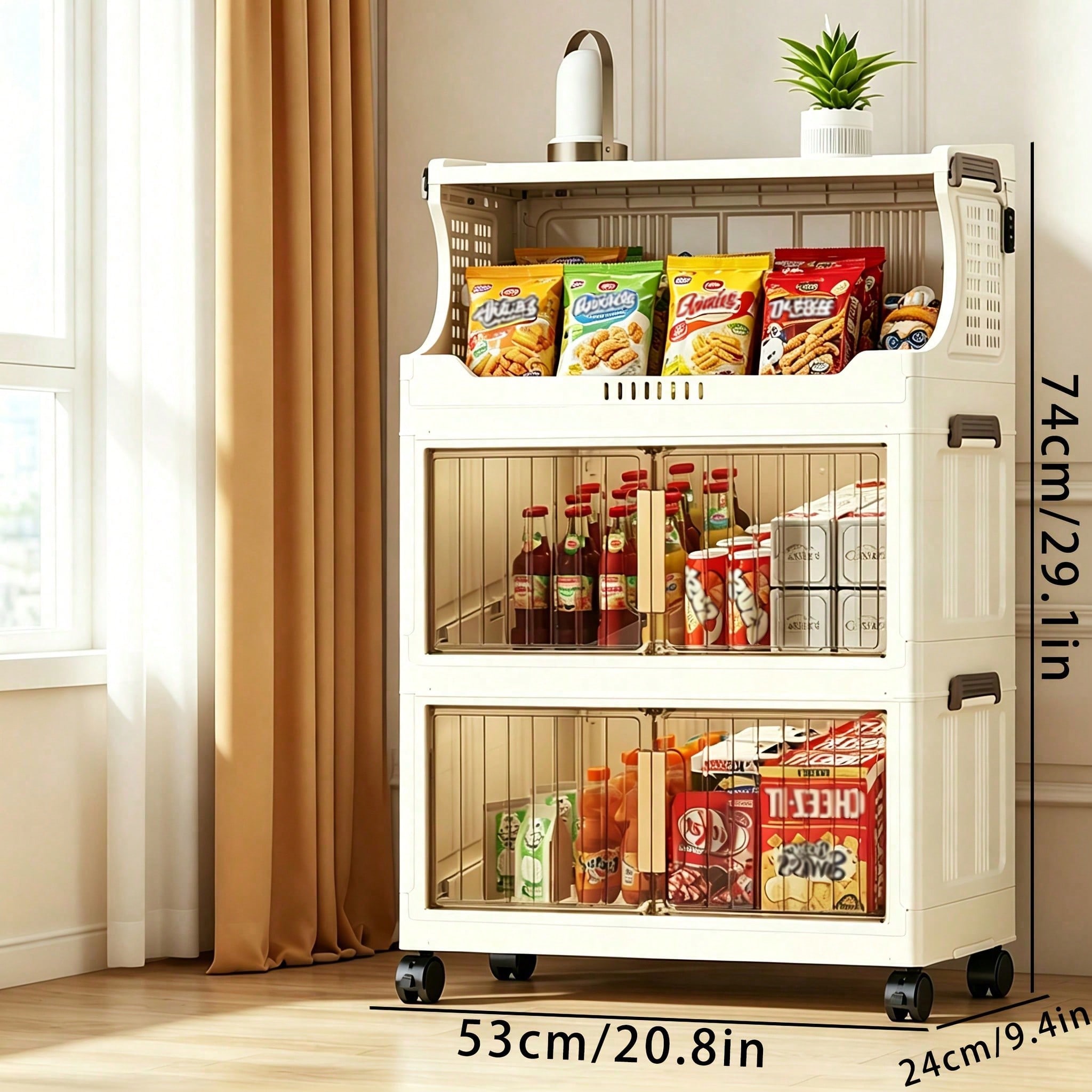 Składany pojemnik do przechowy – Stackable Pantry Bin recenzja i cena