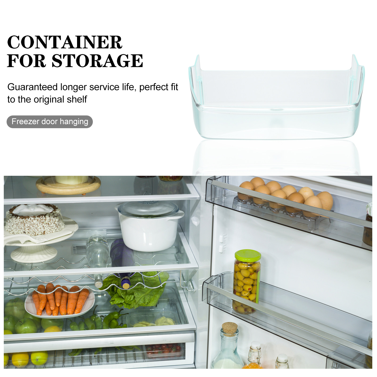 Plastikowy organizer na drzwi  – Food Storage Box Plastic recenzja i cena