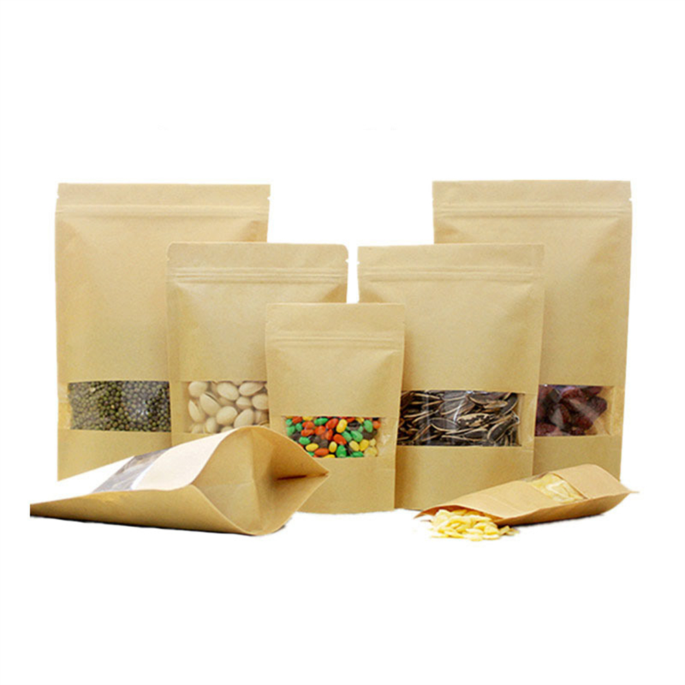 10szt Zip Lock Kraft Paper Bag – Food Storage Year Supply recenzja i cena