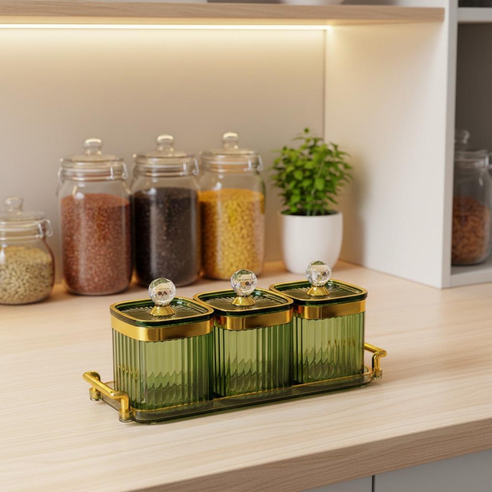 Dekoracyjny zestaw pojemników  – Storage Food Tray recenzja i cena
