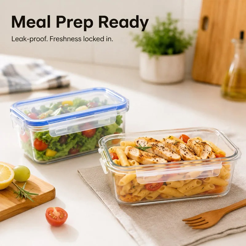 Pojemniki do lodówki w 4 rozmi – Food Storage Box Plastic recenzja i cena