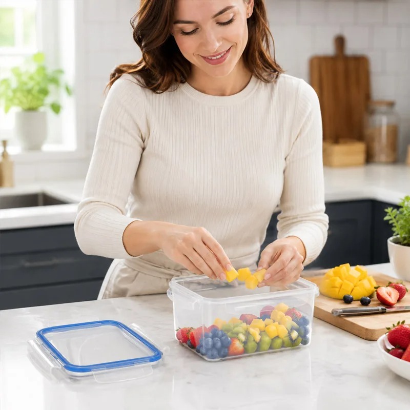 Pojemniki do lodówki w 4 rozmi – Food Storage Box Plastic recenzja i cena
