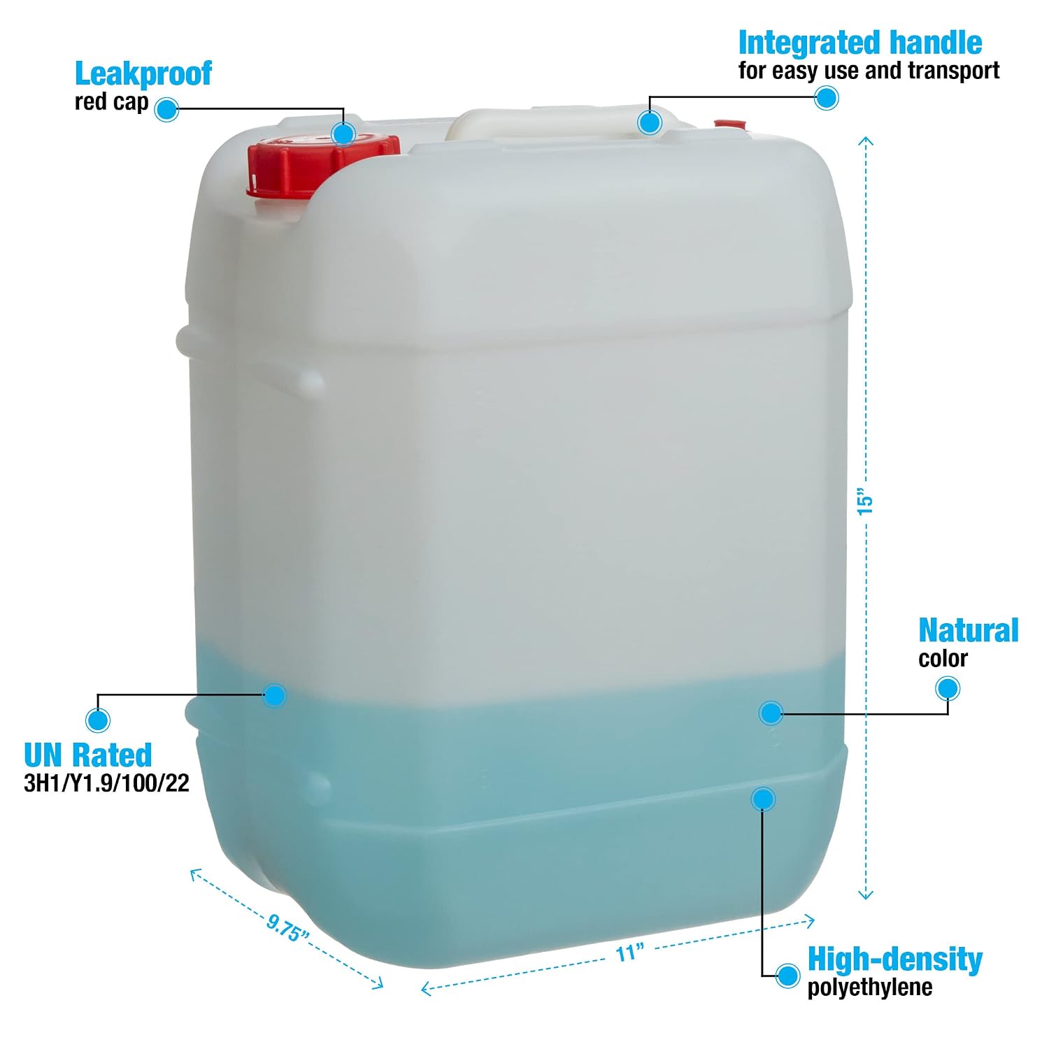 5-galonowy, sztaplowany plasti – Food Storage Usa recenzja i cena
