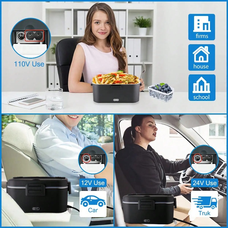 Elektryczny podgrzewany pojemn – Food Storage Warmer recenzja i cena