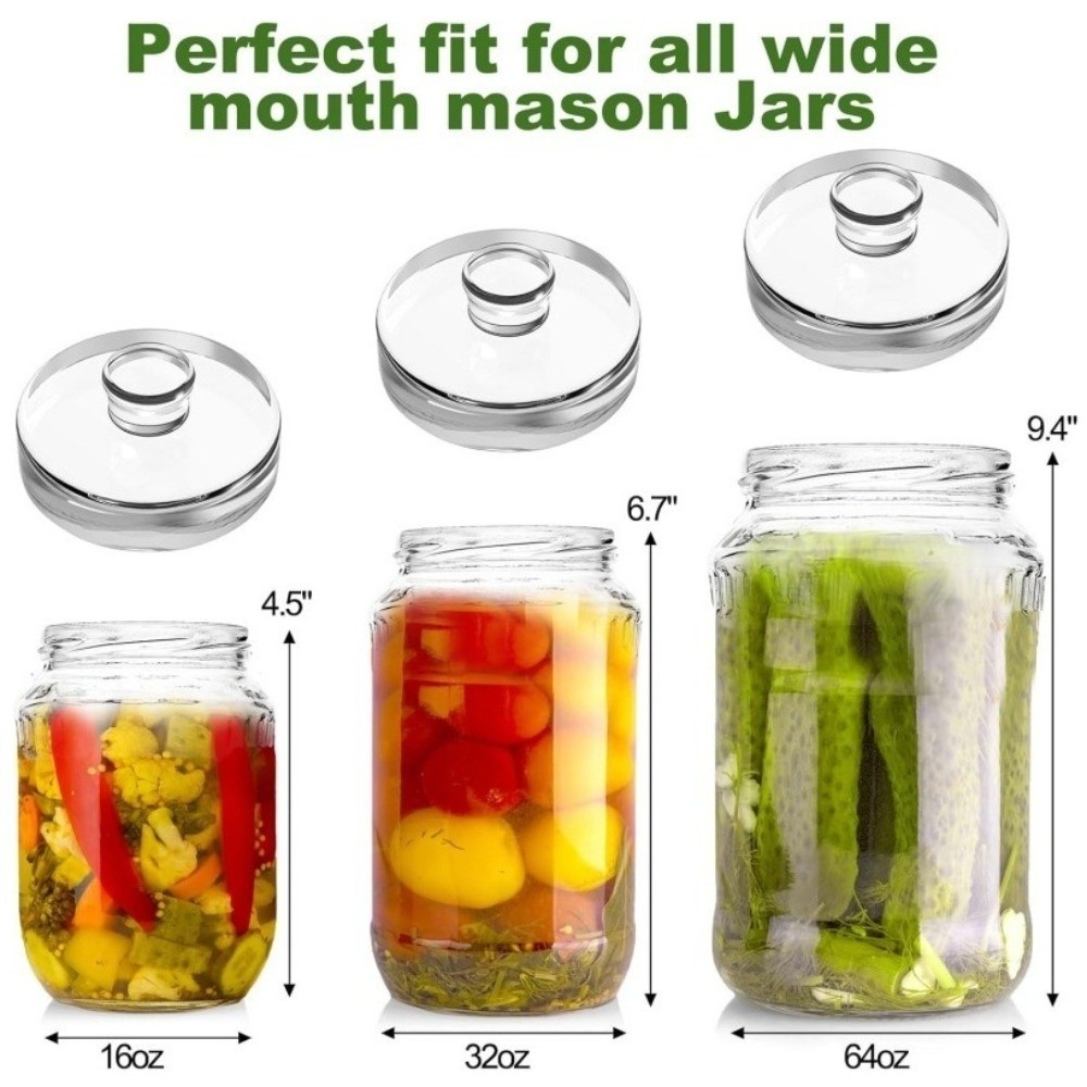 Szklane obciążniki do fermenta – Mason Jar Wide Mouth recenzja i cena