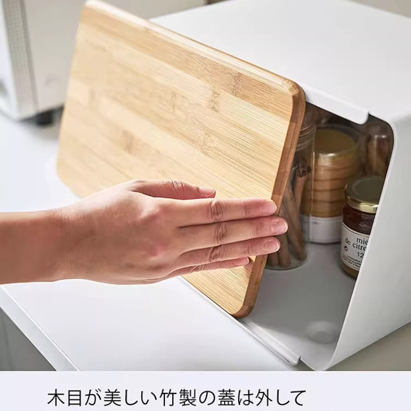 Pojemnik na chleb z bambusa do – Food Storage Organization recenzja i cena