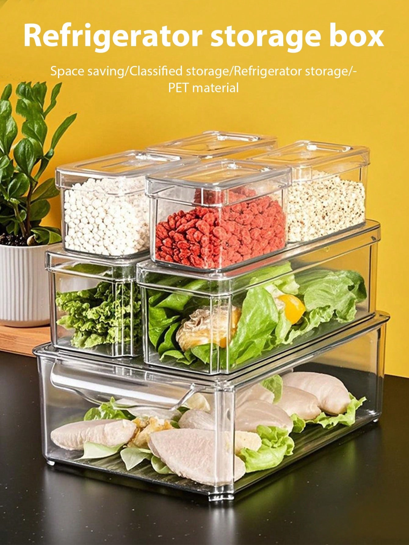 7-częściowy zestaw organizerów – Stackable Pantry Bin recenzja i cena