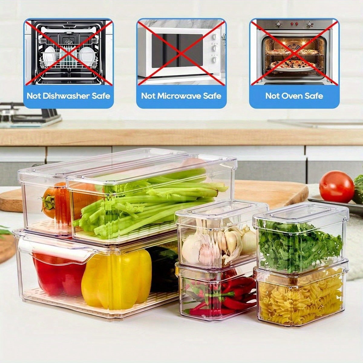 7-częściowy zestaw organizerów – Stackable Pantry Bin recenzja i cena