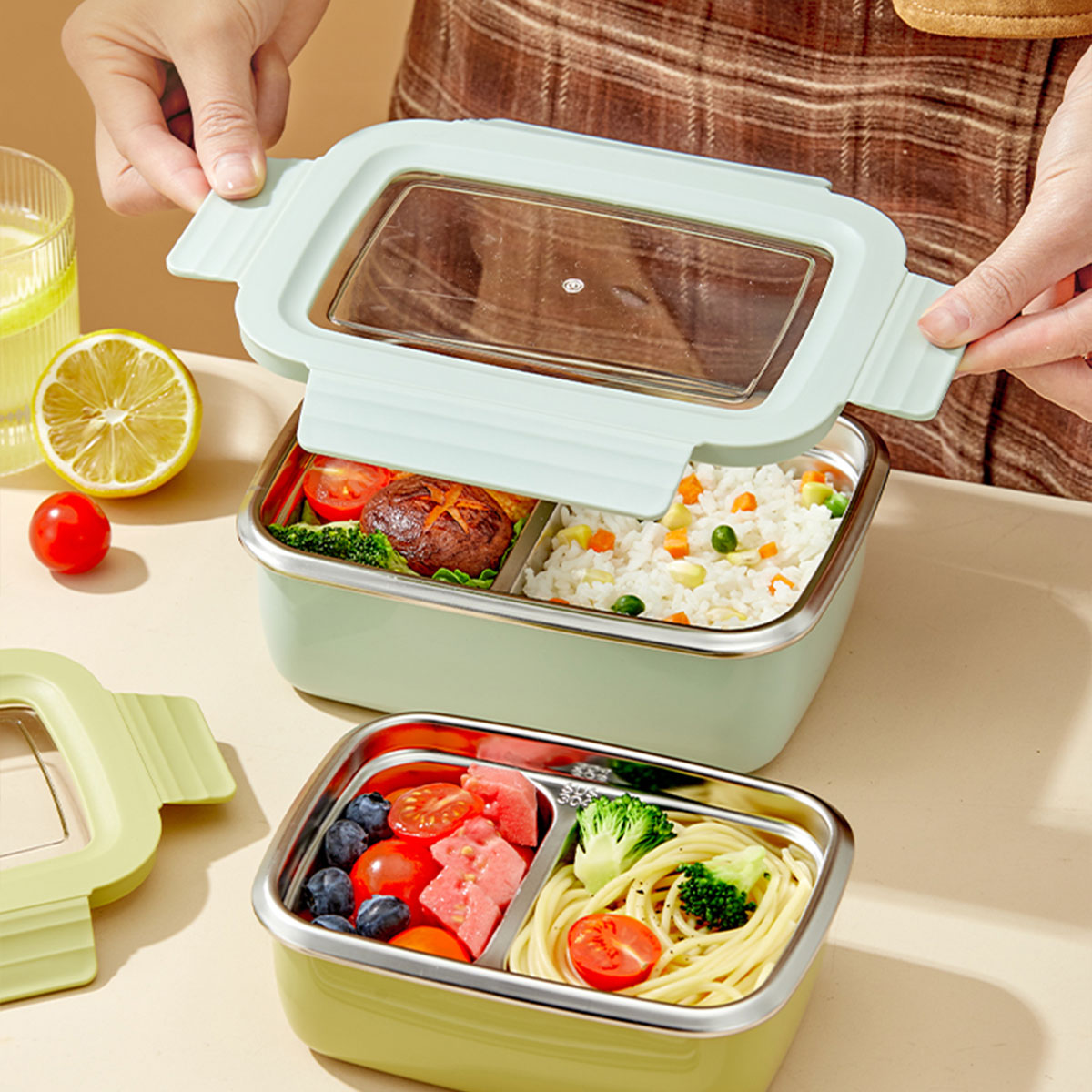 Pojemnik na lunch z mikrofalów – Food Storage Drawer Organizer recenzja i cena