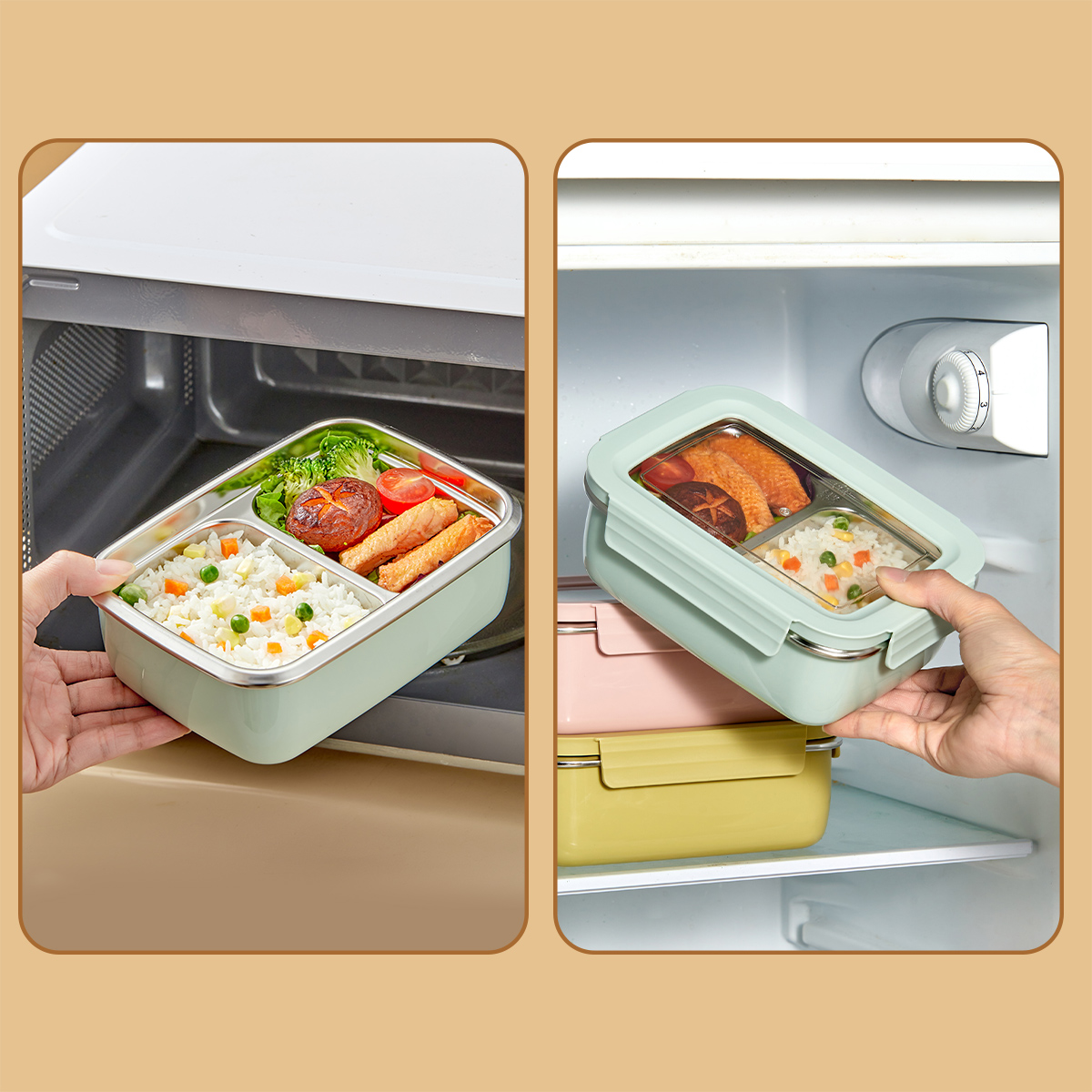 Pojemnik na lunch z mikrofalów – Food Storage Drawer Organizer recenzja i cena