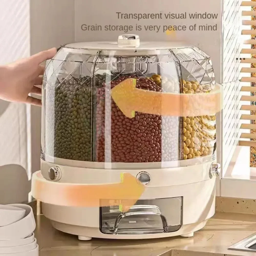 Dozownik obrotowy na żywność,  – Food Storage Drawer Organizer recenzja i cena